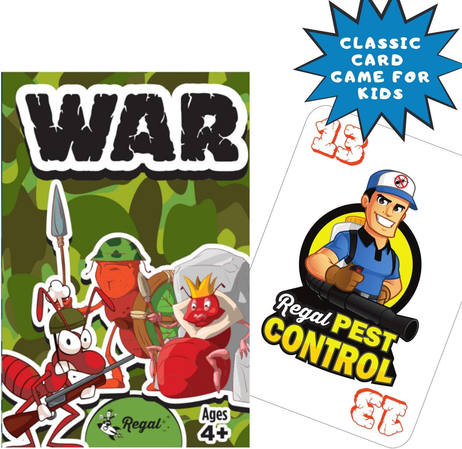 Regal Games Dedicated Card Game for Kids 4 5 6 7 8+ | Funny Travel Board Playing Game for Families (War Card Game) - Image 2