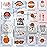 QTL Basketball Stickers for Kids Boys Basketball Party Supplies Waterproof Vinyl Stickers for Water Bottle Laptop 50 Pcs