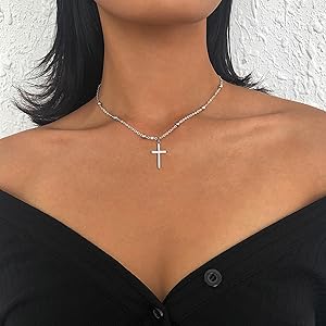 Femme WANDA PLATA Pendentif Arbre De Vie, Collier Arbre De Vie En Argent Sterling 925 Plaqué Or Avec Collier Croix