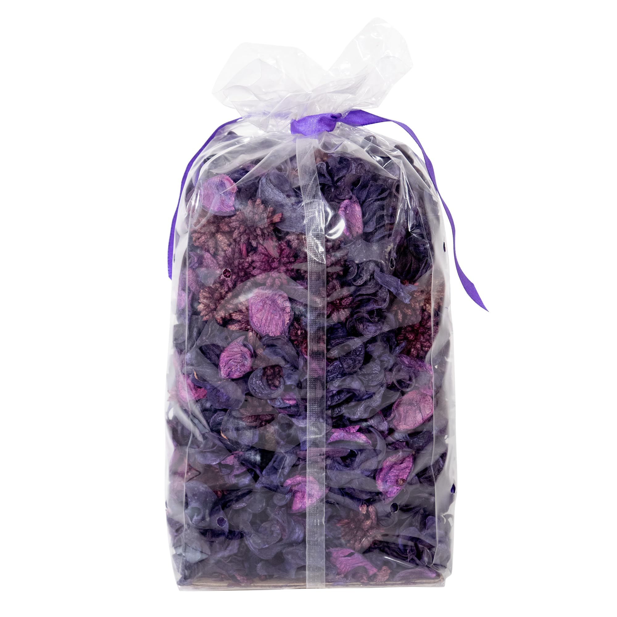 Fragrance Potpourri Bag Home Décor Scents of Lavender, Jasmine & Amber | Floral Petals Vase & Bowl Filler Decoration (Purple)