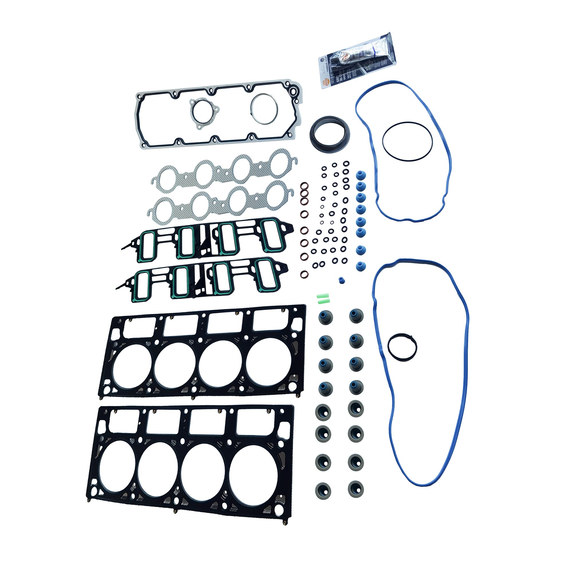 Partsflow Head Gasket Set For Cadillac Escalade For Chevrolet Express For Chevrolet Silverado For Chevrolet Suburban For Gmc Savana For Gmc Sierra For Gmc Yukon Xl For Hummer H2 6.0L V8 (16 Valve)