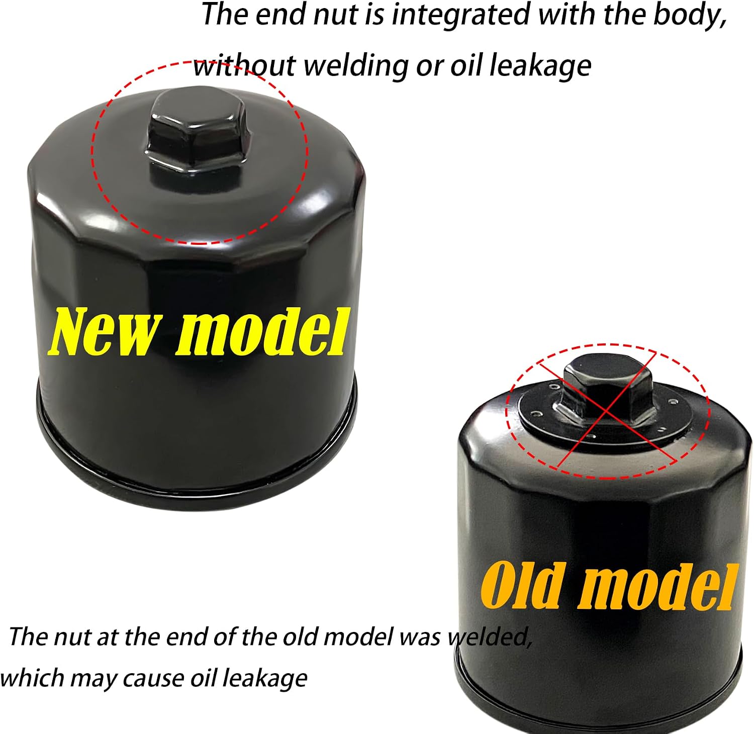 Oil Filter for Hisun 400 500 700 250 450 550 750 UTVs ATVs HiSUN SUPERMACH MASSIMOMOTOR Newly Upgraded Integrated Nut Design
