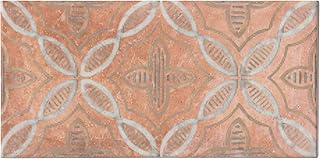 Tenedos Vintage Terra Deco 6x12 Tile