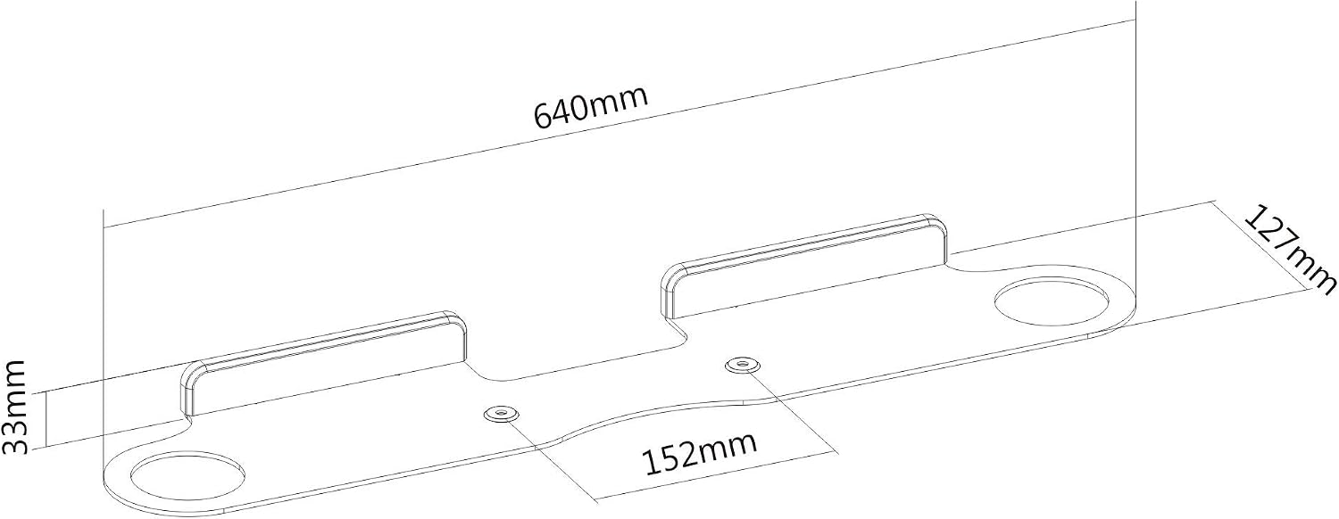 PureMounts®, Speaker Mount Wall Mount for Sonos Beam - Black - Image 5