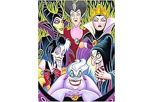Canvases Disney Villain Paint-by-Number Kits for Adults by ACANDYL