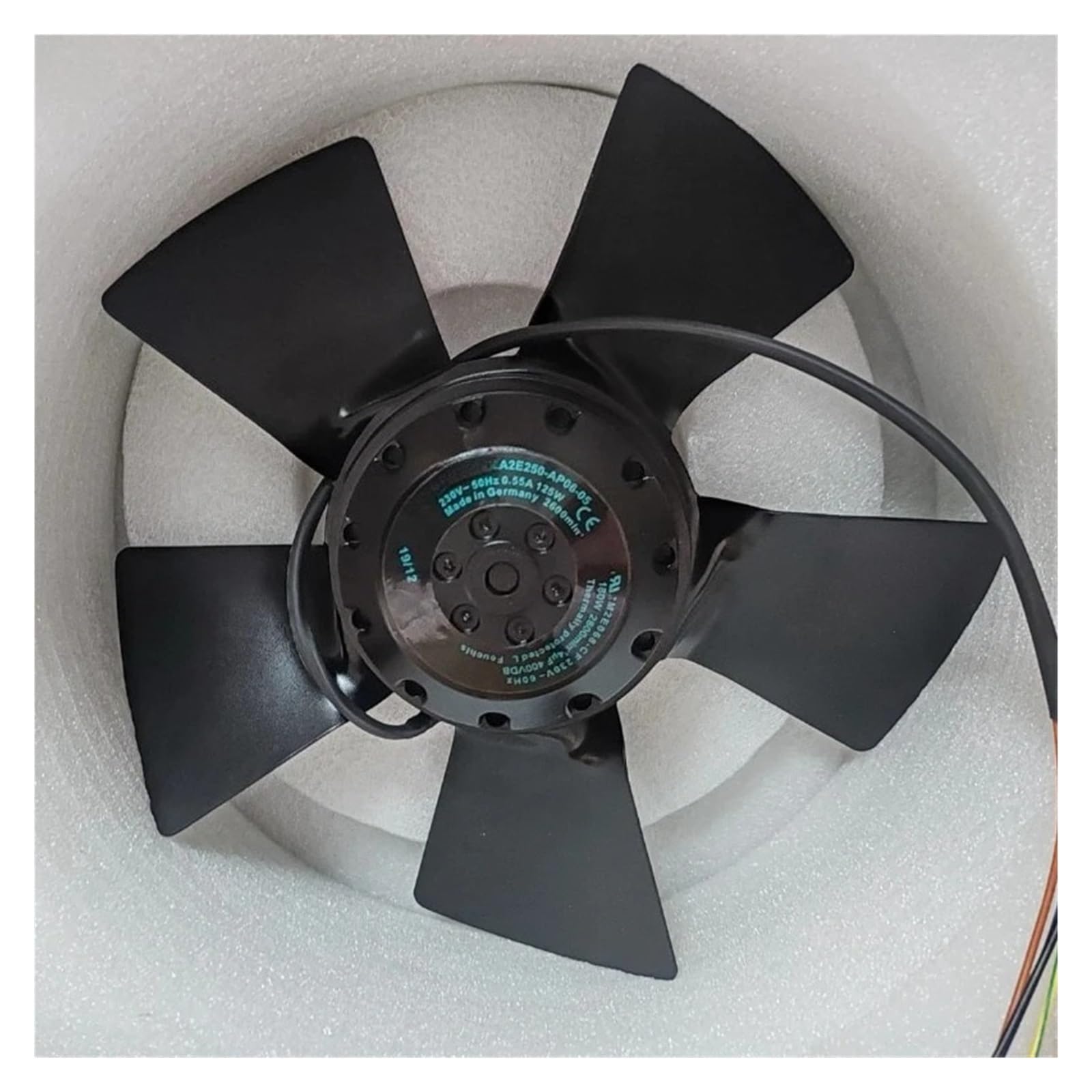 ZBWZXBDJ A2E250-AP06-05 A2E250-AP06-06 230V Cooling Fan(A2E250-AP06-05,7 blades)