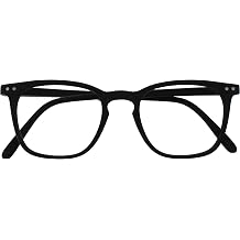 OPULIZE BEX Reading glasses for Women Men, Large Designer Style Sturdy frame with Spring Hinges,Matt Black +1 Pack of 1