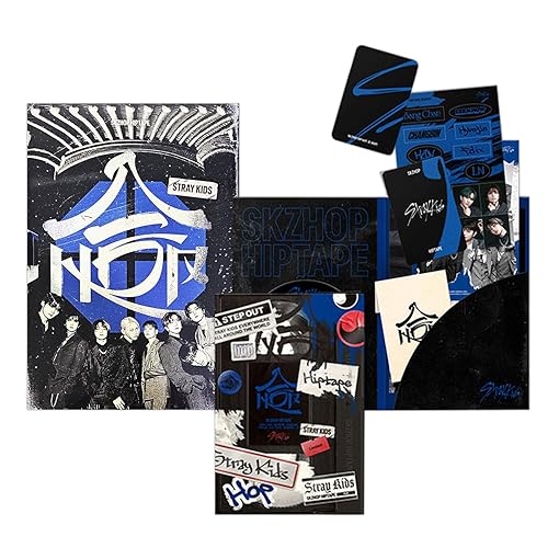 Stray-Kids - SKZHOP HIPTAPE '合 (HOP)' (Limited HIPTAPE Ver.) Outbox + Photobook + CD Book + CD-R + Photocard + Sticker + Unit Photocard + Mini Poster + 2 Pin Badges + 5 Extra Photocards