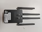 AC1200 WiFi Booster de signal d'extension, couvre jusqu'à 10000 FP et 60 Dispositifs, 1200Mbps Double bande 2,4GHz et 5GHZ WiFi Extendeur de portée, répéteur sans fil, booster Internet avec ports Ethernet, WPS Configuration noir
