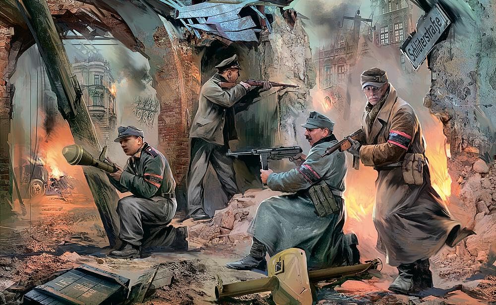 Amazon | ズベズダ 1/72 ドイツ国民突撃隊 ベルリン 1945 プラモデル