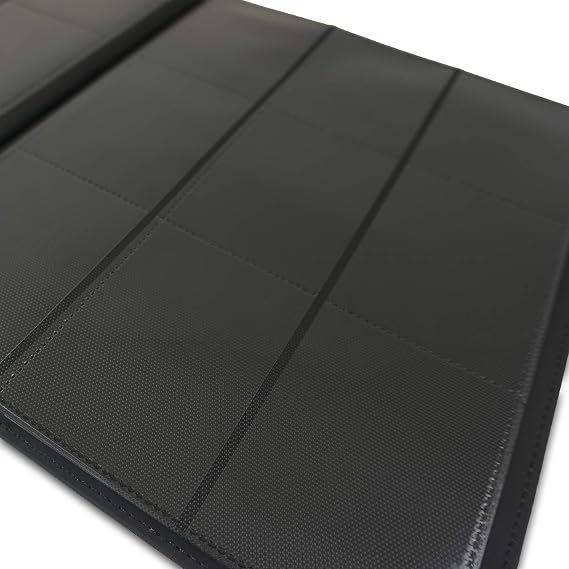 Vault X 9 Pocket Strap Binder, 360 Cards, Exo-Tec Material, 20 Side-Loading Pages (Black)