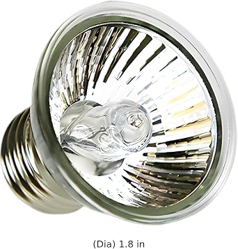 4 Pcs 50W Heating Light, Turtle Basking Spot Lamp, Reptile Heat Lamp for Turtle Aquarium, UVA UVB Bulb for Reptiles Amphibians, Chicken Coop Heater
