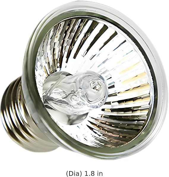 4 Pcs 50W Heating Light, Turtle Basking Spot Lamp, Reptile Heat Lamp for Turtle Aquarium, UVA UVB Bulb for Reptiles Amphibians, Chicken Coop Heater