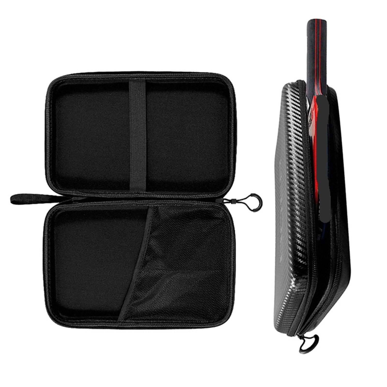 1pc Tischtennis Schläger Abdeckung Paddel Eva Tasche Ping Pong Fällen Zip Tasche Paket 290x195x50mm Schläger Taschen wasserdichte Abdeckungen Für Tenis