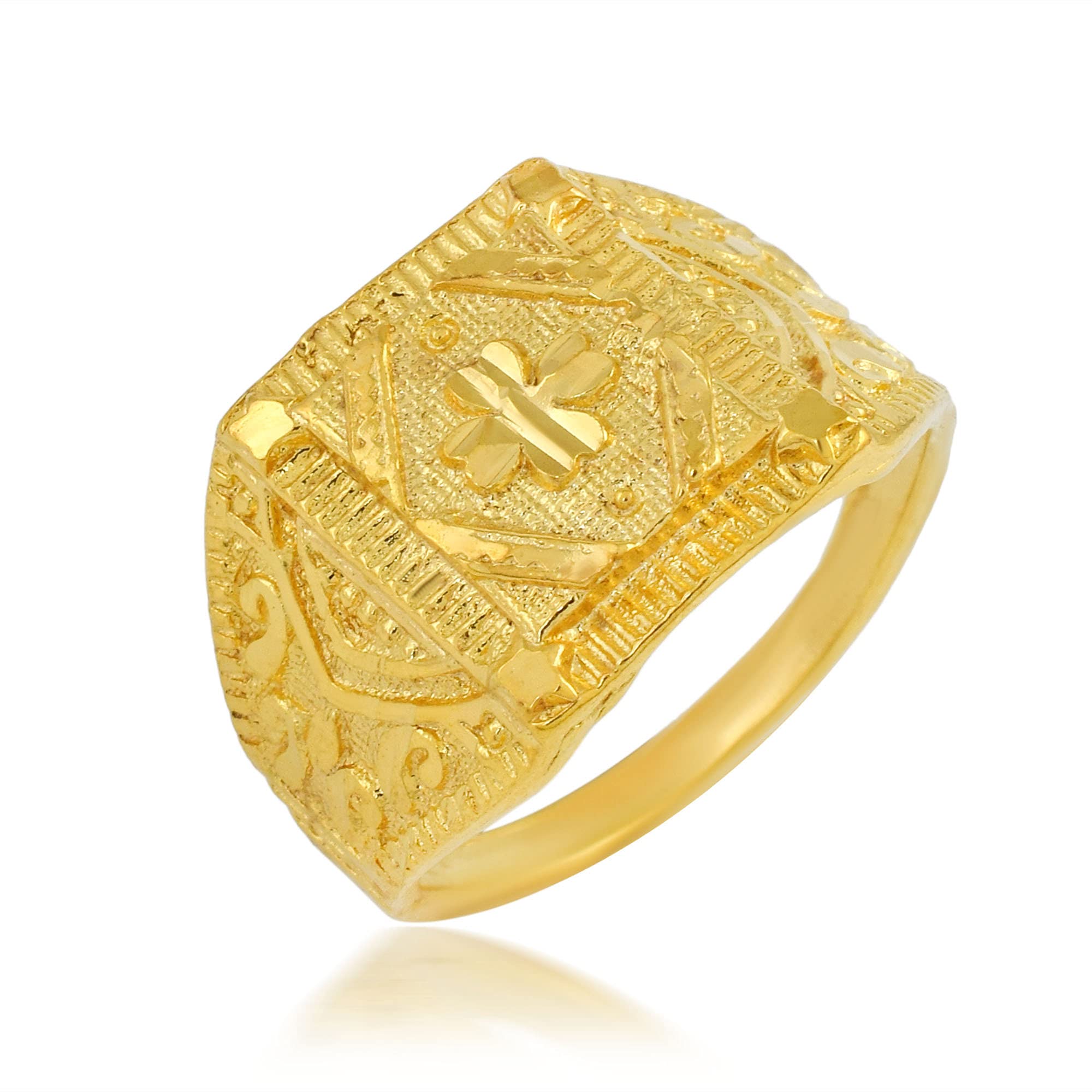 Memoir Goldplated Traditional wedding fingerring engagement Jewellery Men(ORRM6595) (B09FF9GCLQ) Amazon Price History, Amazon Price Tracker