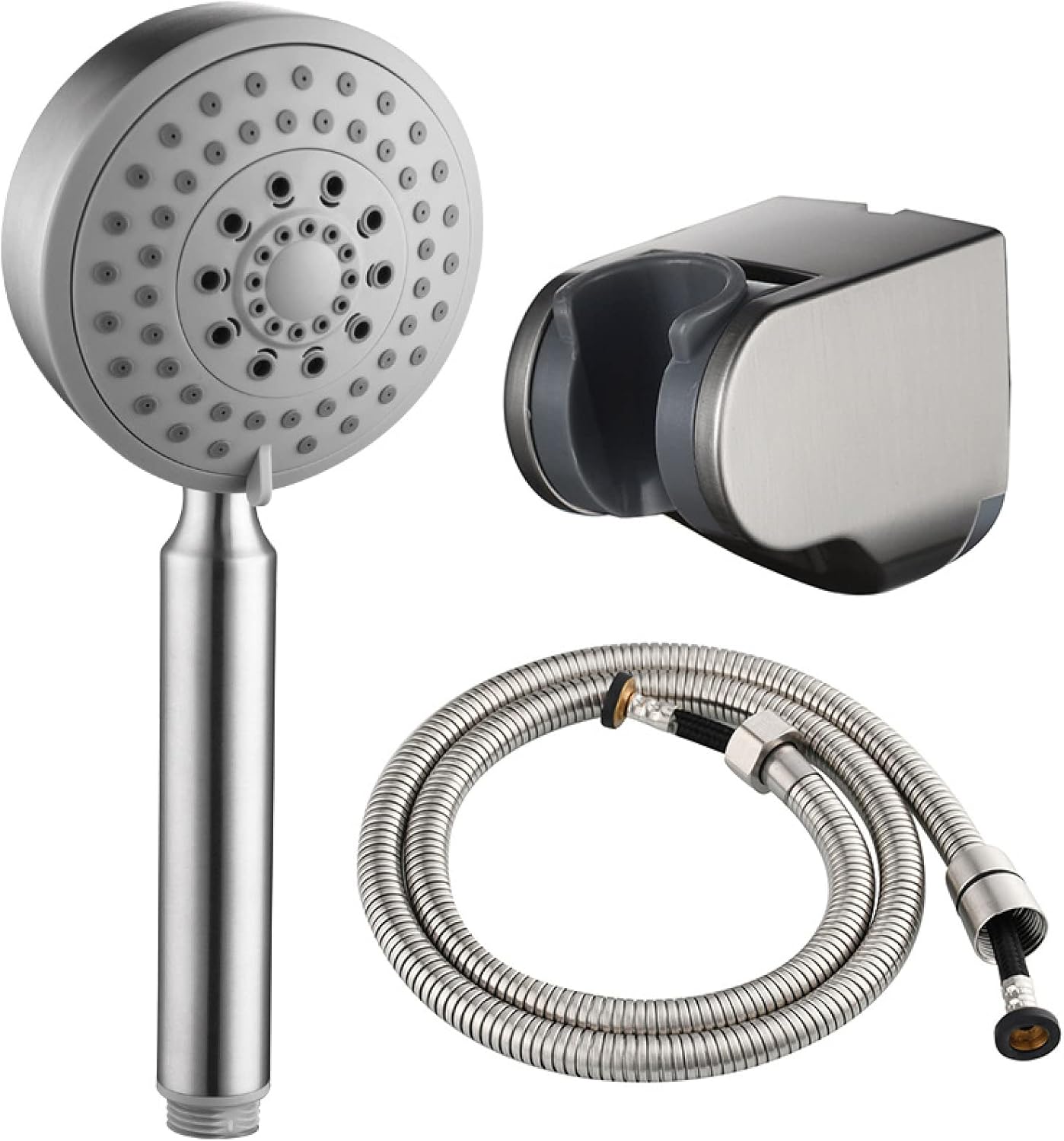 Amazon.co.jp 歯ブラシ ステンレス製加圧シャワーヘッド ハンドシャワー バスルームシャワーヘッド 節水シャワーヘッド Aモデル