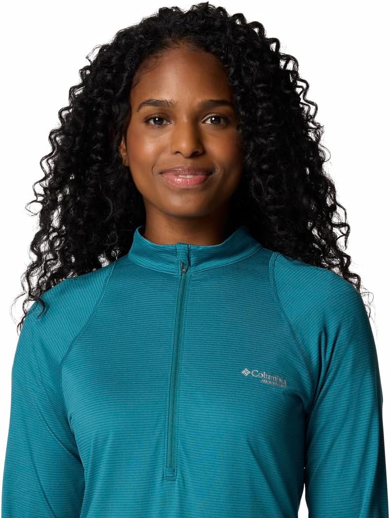 Columbia Womens Endless Trail Half Zip Mesh Long Sleeve