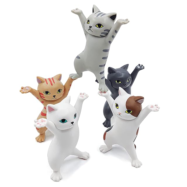 Foto 7 de 7 de Igone Soporte para bolígrafos de gatos bailando, bailarines creativos para escritorio o decoración del hogar