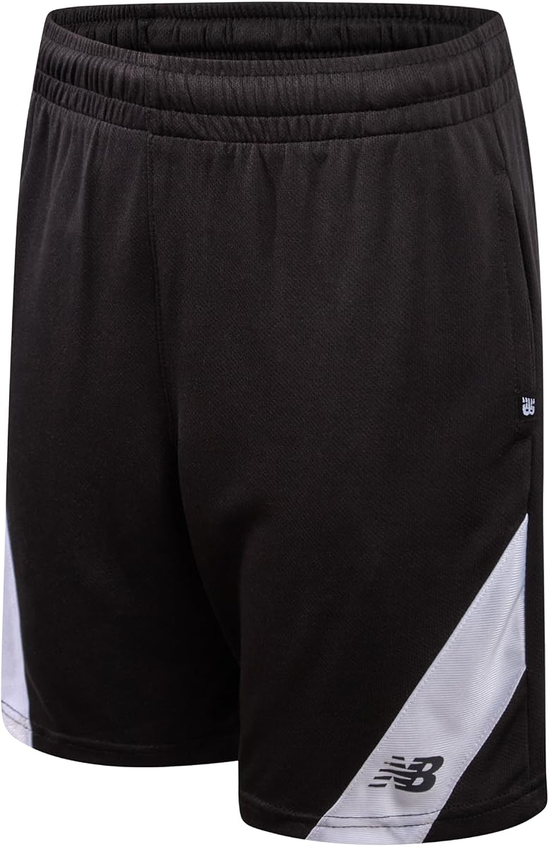 Boys' Active Shorts - Performance Gym Shorts with Pockets - Kids' Mesh Athletic Shorts for Boys' (Size: 4-20)