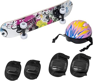 Skate Infantil Radical Iniciante 60 CM Tinta Rosa BH Store