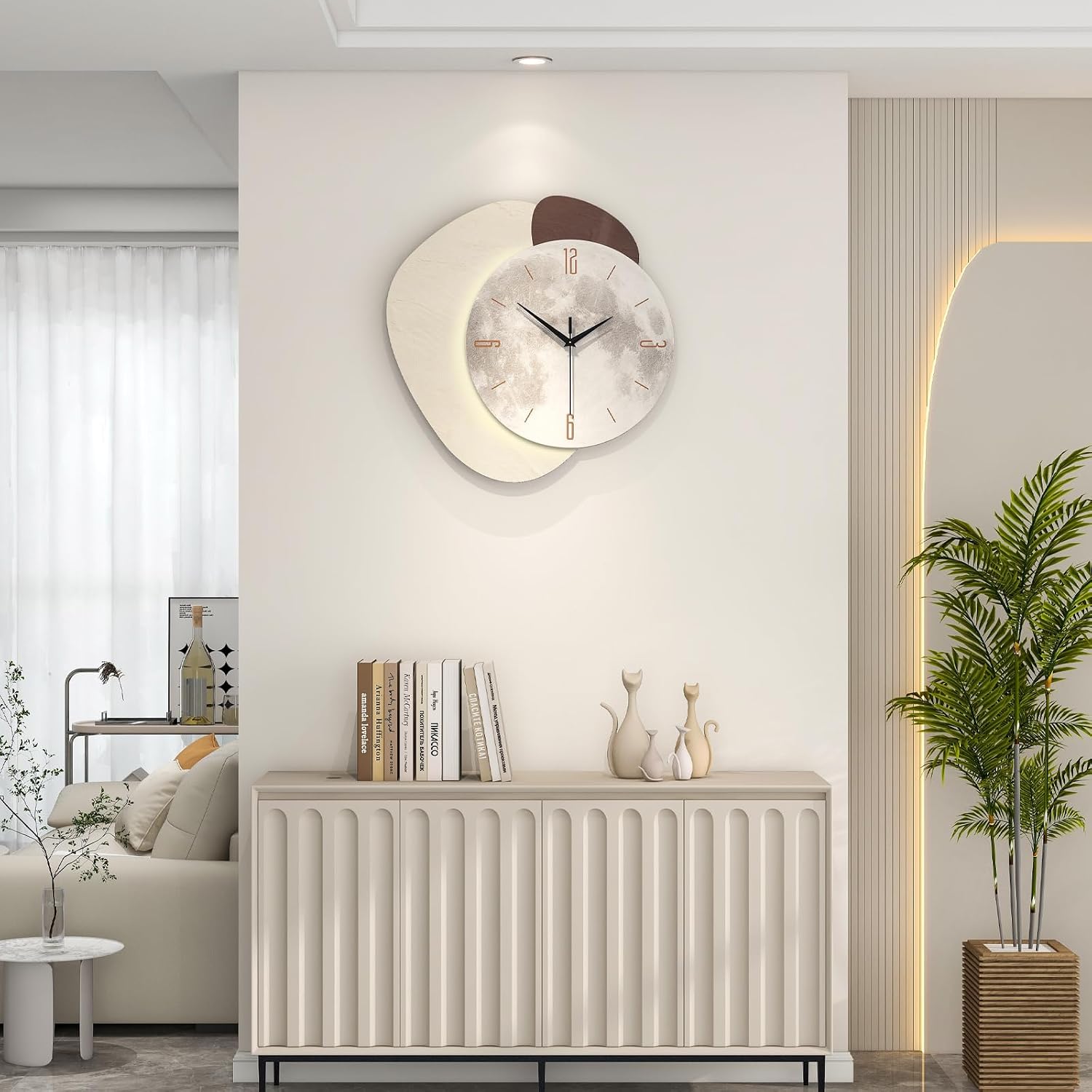 Large Wall Clocks for Living Room Decor Modern Decoration Silent