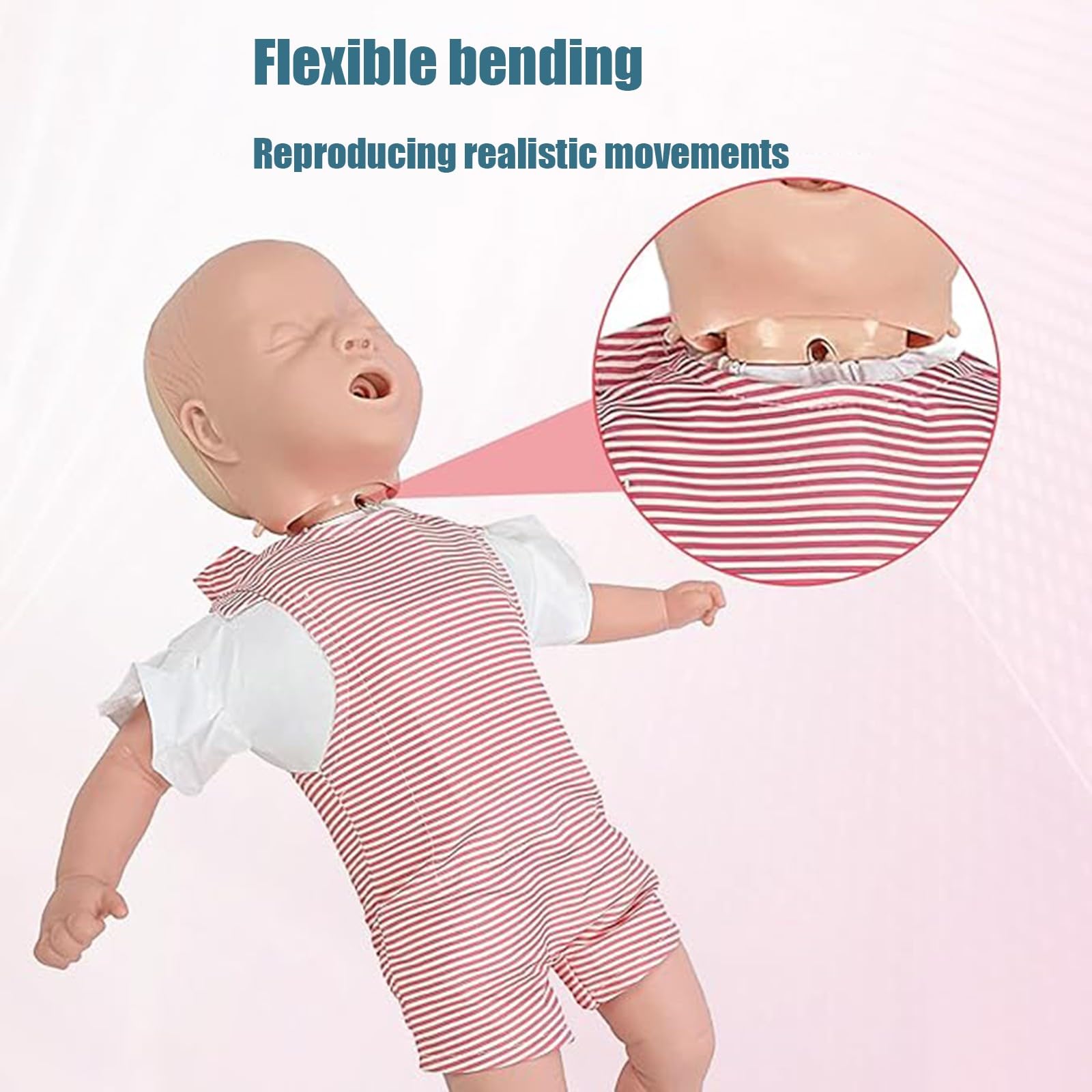Modèle de réanimation cardiopulmonaire (RCR), entraînement de premiers secours, mannequin de RCR avancé avec sac, mannequin d'entraînement professionnel A