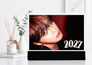 ジェジュン 2026.09-2027年 卓上カレンダー A5サイズ 日本仕様 祝日記載 書き込み可能 [並行輸入品]