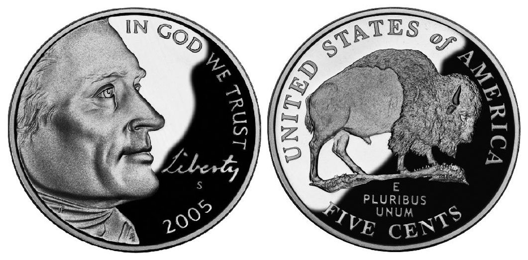 2005 Deep Cameo Jefferson Nickel Set - Proof Coins -1 2005 Deep Cameo Jefferson Nickel Set - Proof Coins -1