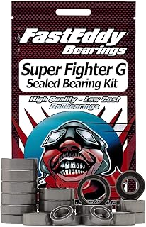 FastEddy Bearings Compatible with Tamiya Super Fighter G (DT-02) Sealed Bearing Kit