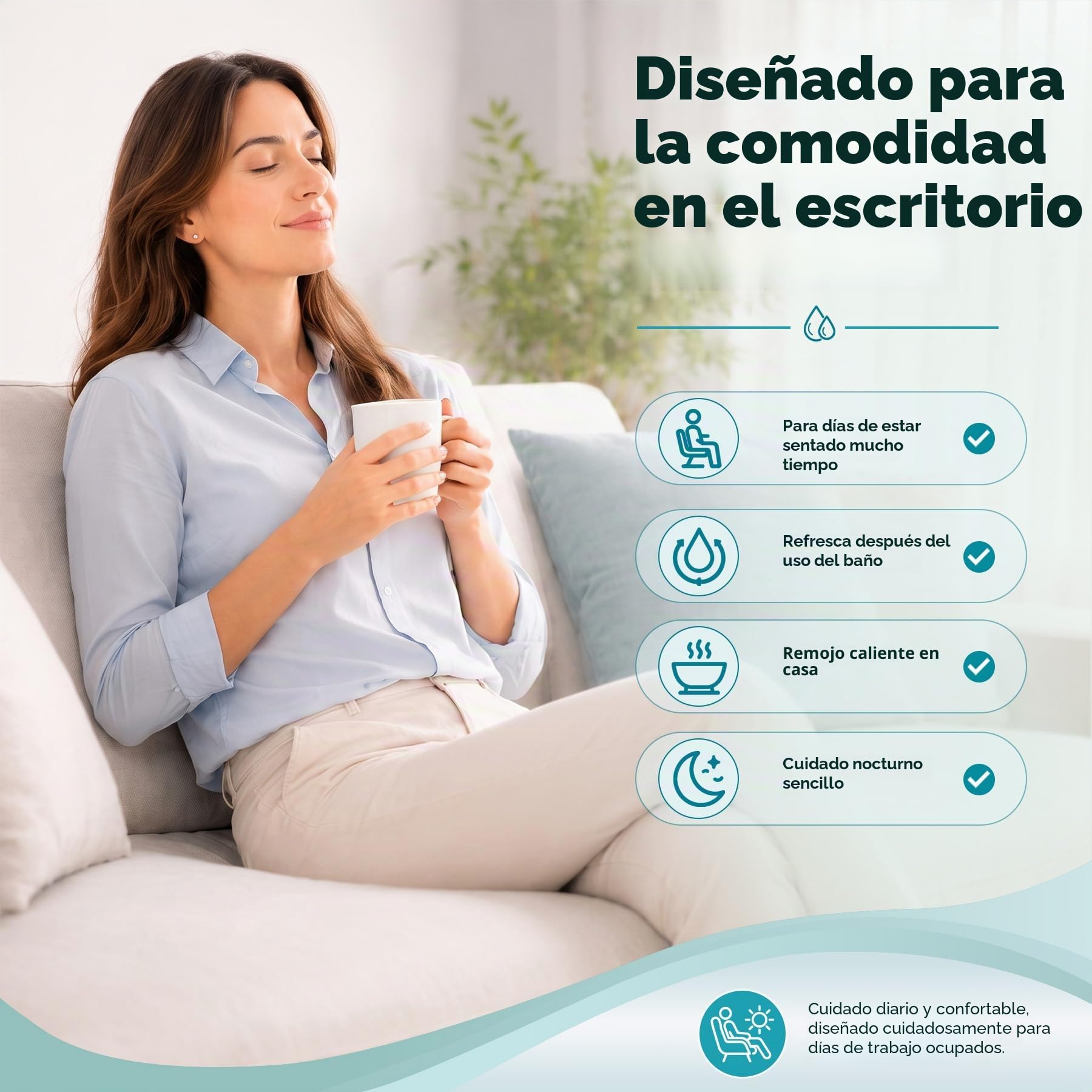 Bañera de asiento para hemorroides - Bañera de asiento para inodoro - Asiento de vapor Yoni - Baño plegable para cuidado posparto