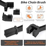 focopot Bike Chain Cleaner Kit Including Cleaning Brush Tool,Bicycle Chain Lube,Cleaning Agent and Scrubber for Cleaning Mountain/MT/Road/BMX Bike