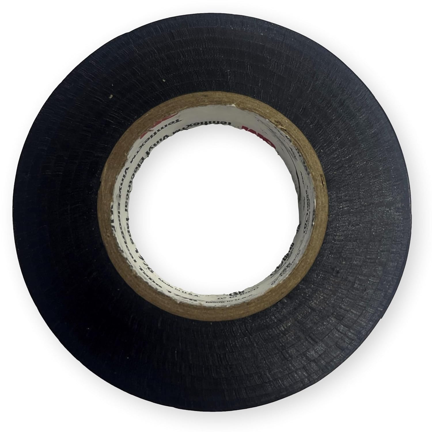 7010398066 Model 1776 Pack of 10 Vinyl Electrical Tapes, 3/4 Inch x 60 Feet, Black, 1-1/2 Inch Core, 7 mil Thick, Flame Retardant, Insulating Tape for Wire Harnessing and Cable Splicing