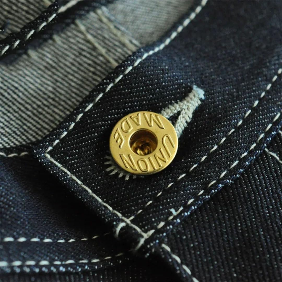 Men’S Denim Shorts Straight Fit Zipper Fly Mid Waist Casual Jeans