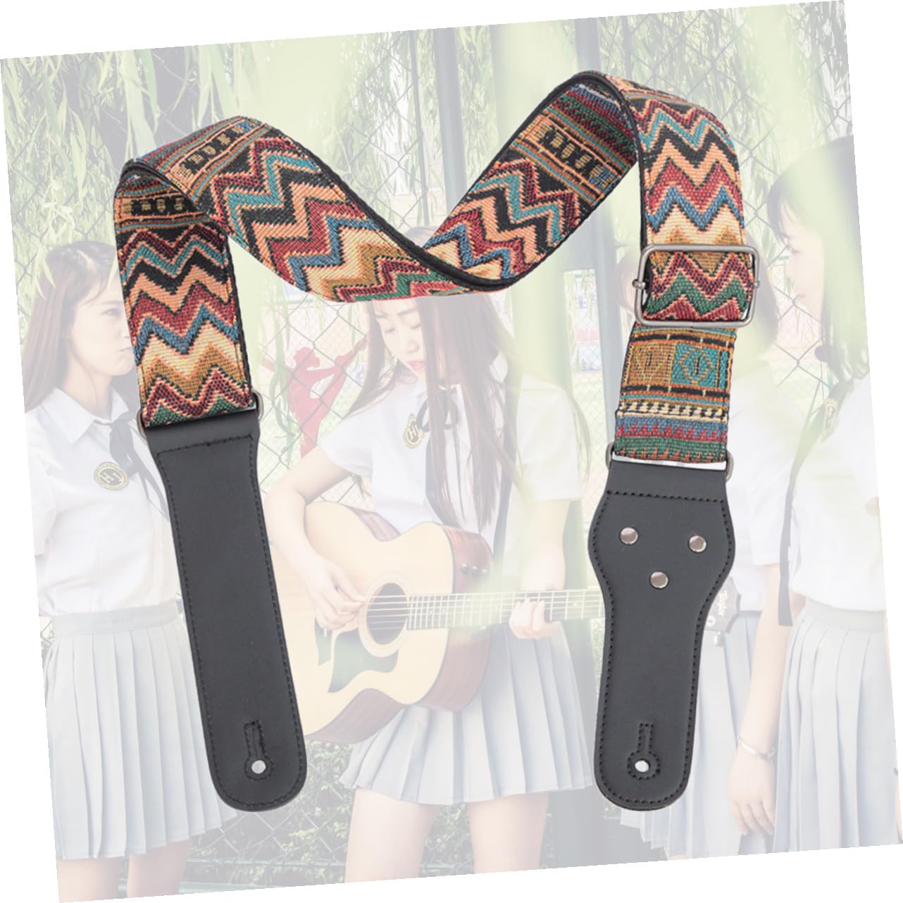 Toyvian Tracolla Per Chitarra Tracolla Per Basso Chitarra Elettrica Fionda Per Chitarra Folk Tracolle Per Chitarra Tracolla Con Borchie Cinturino Per Ukulele Cinghie