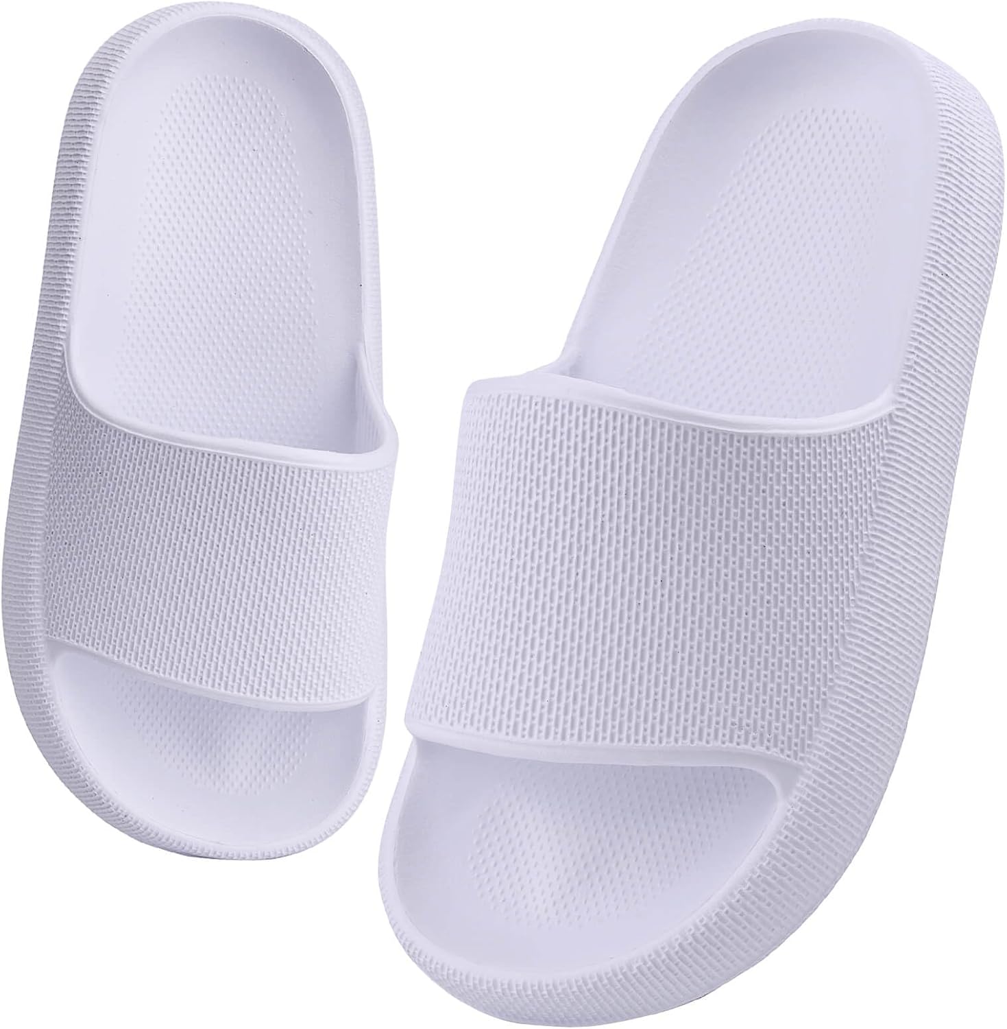 WYSBAOSHU Kids Cloud Slides Girls Boys Slip On Slide Sandals Comfort Non-Slip Thick Sole Slippers Summer Shower Shoes Pool Beach Water Shoes