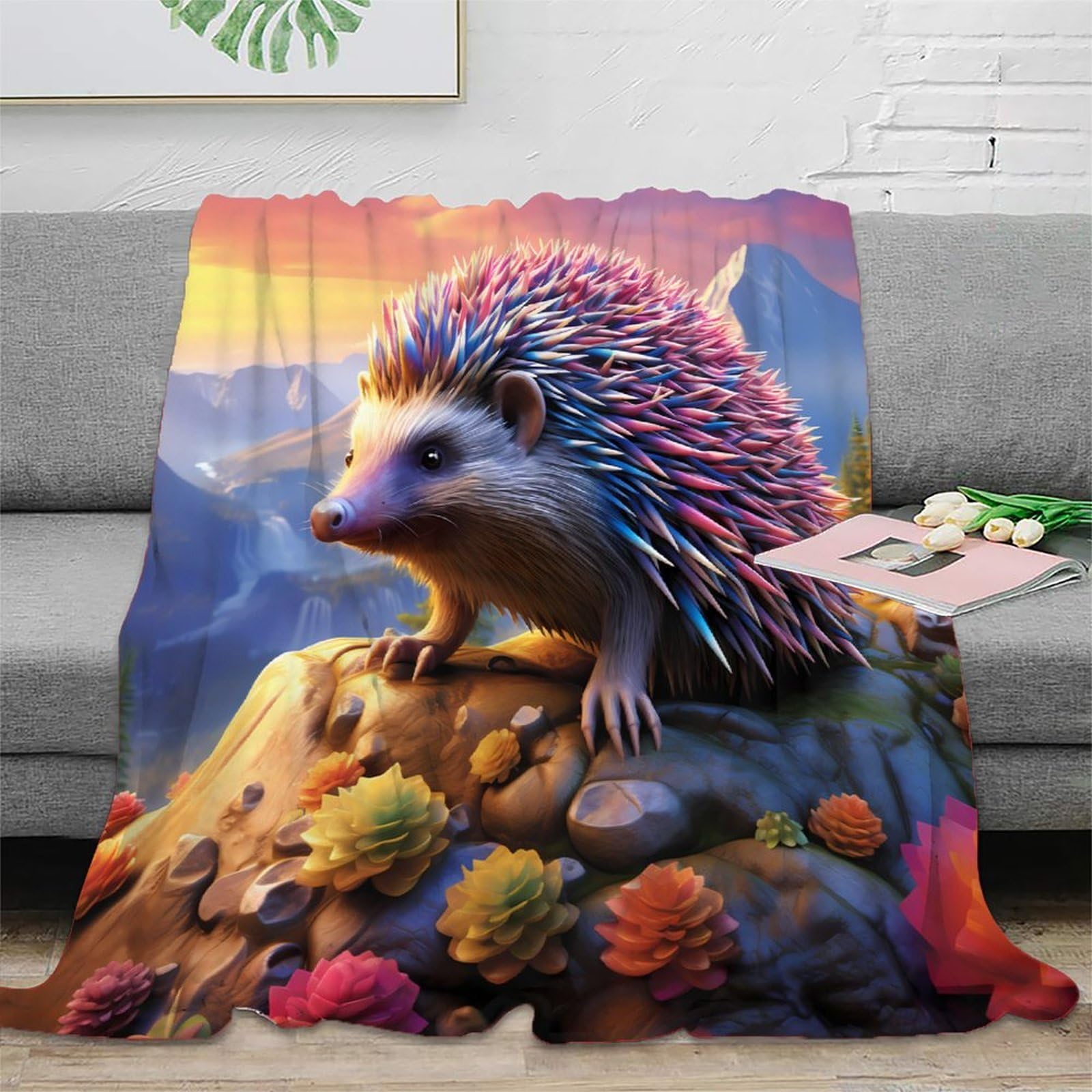 Couverture polaire microfibre 150x200cm au rendu fantastique 3D