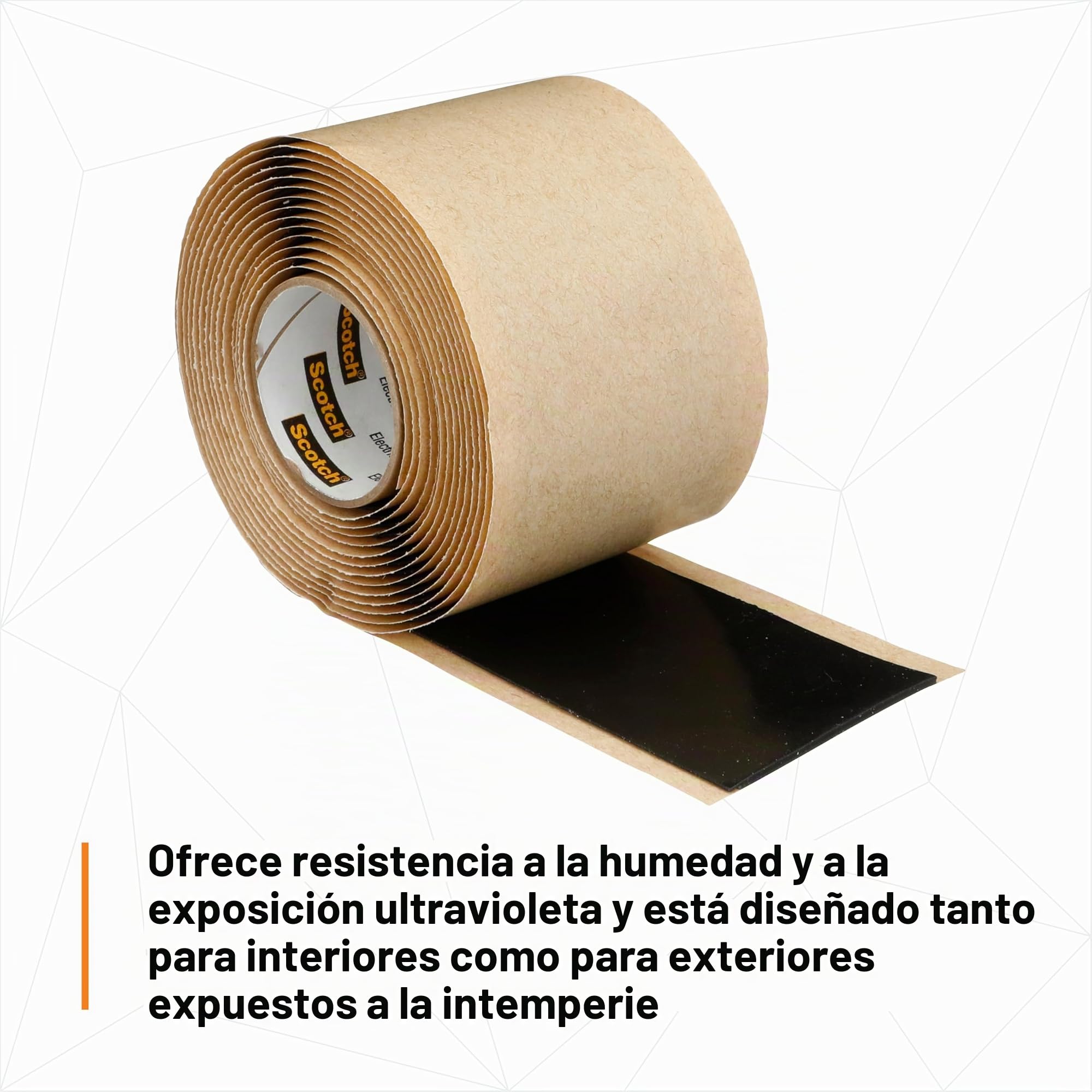 3M Scotch 2228 - Cinta de goma para aislamiento y sellado, 5 x 3 m, color negro, cinta de goma autofusible para aislamiento y sellado, 1 rollo