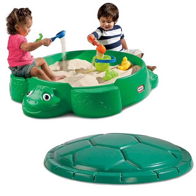 Foto 2 de 5 de Little Tikes Arenero de Tortuga para el Jardín- Seguro y Portátil