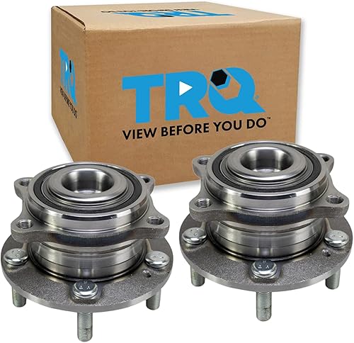 Vista 122 de TRQ Juego de 2 rodamientos y bujes de rueda trasera izquierda y derecha compatible con Ford Expedition 2007-2010 Lincoln Navigator 2007-2010