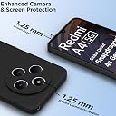 Pikkme Back Cover for Redmi A4 5G / Redmi 14C 5G / Poco C75 5G | Camera Protection Shockproof Soft Matte Silicone Bumper Case (Black) gallery image