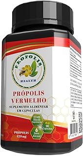 Propolis Health Red Propolis - Bee Red Propolis 90 Capsules - Alcohol-Free Original and Concentrated Pure Propolis - 45-Day Supplement - Brazilian Red Propolis - 840mg Red Propolis