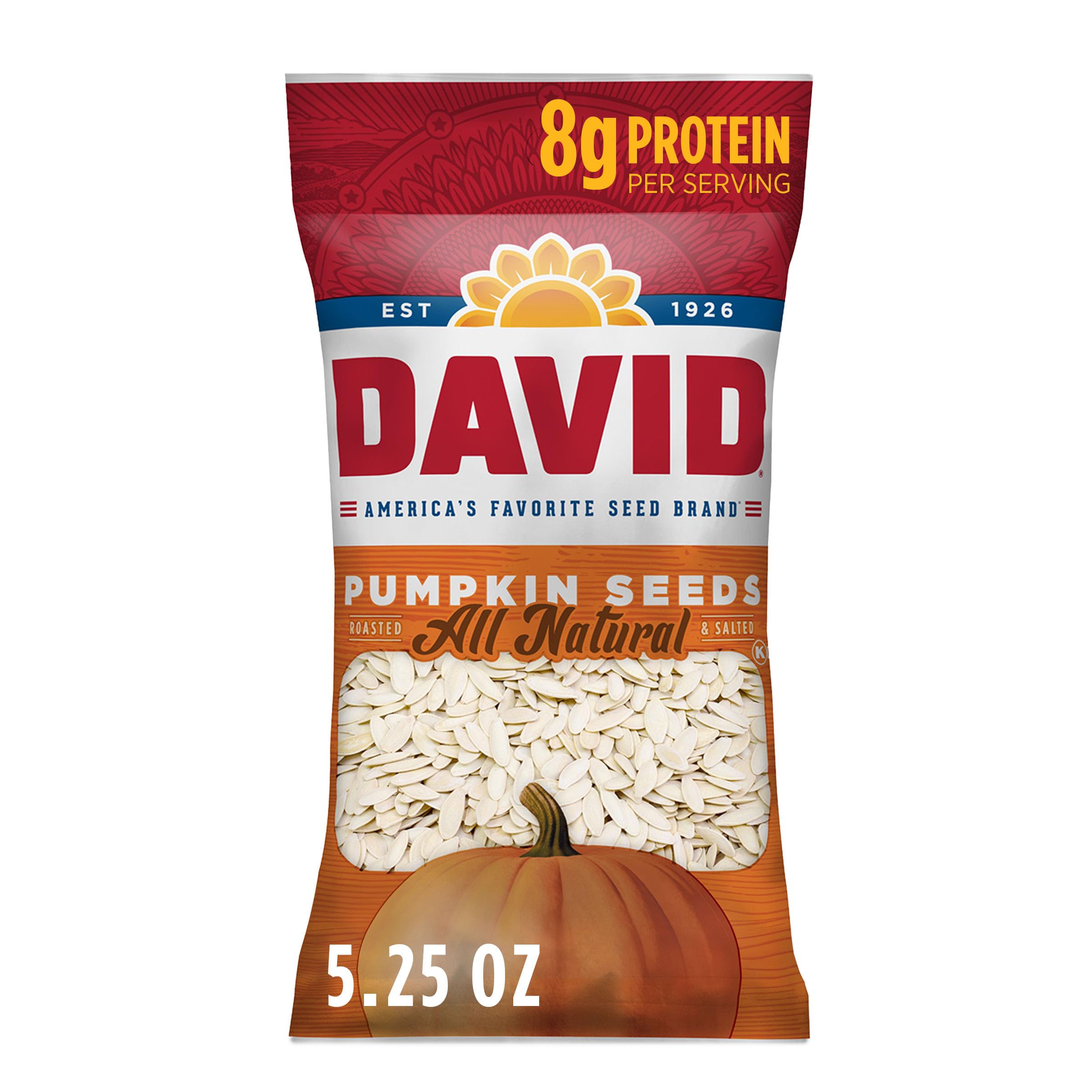 All Natural Pumpkin Seeds, 2.25 oz. (Pack of 12)