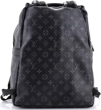 Pre-Loved Discovery Backpack Monogram Eclipse Canvas PM, Black