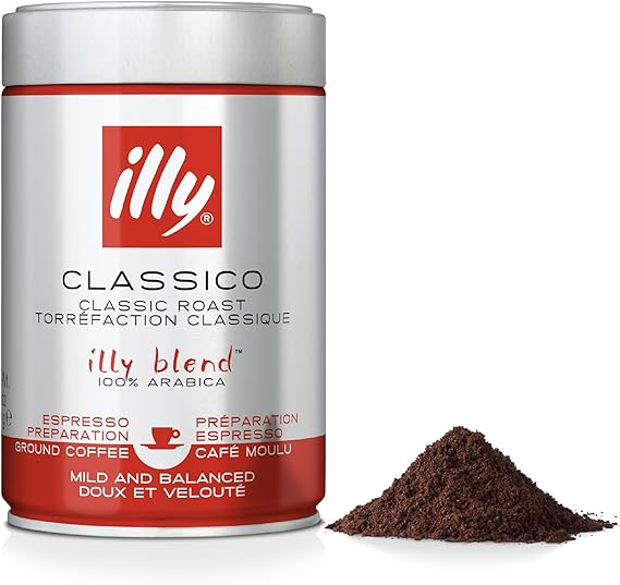 illy Grounded Coffee Beans - Medium Roast, 250 gms