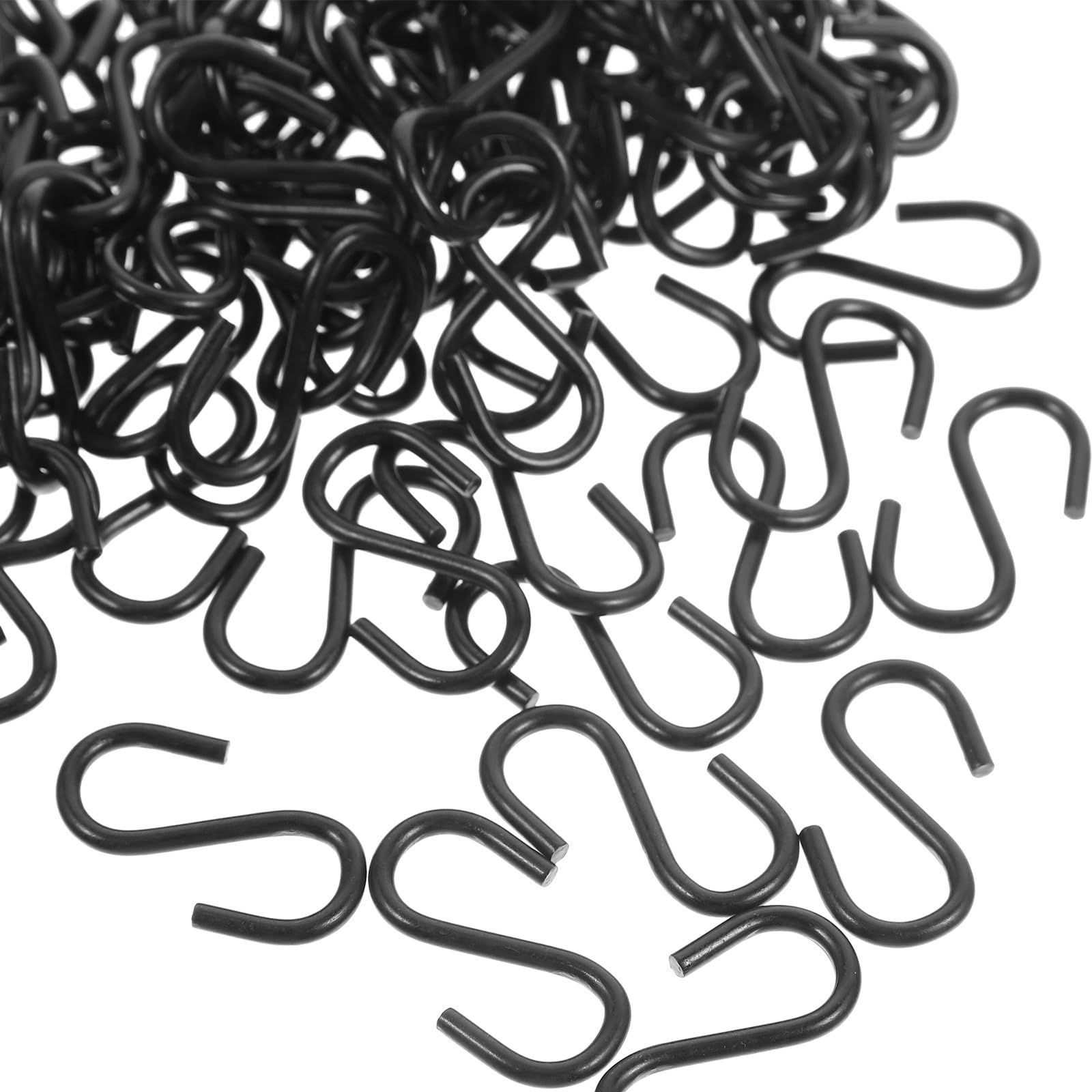 Crochets en S en fer noir multifonctionnels GALPADA lot de 100 organisateurs de maison