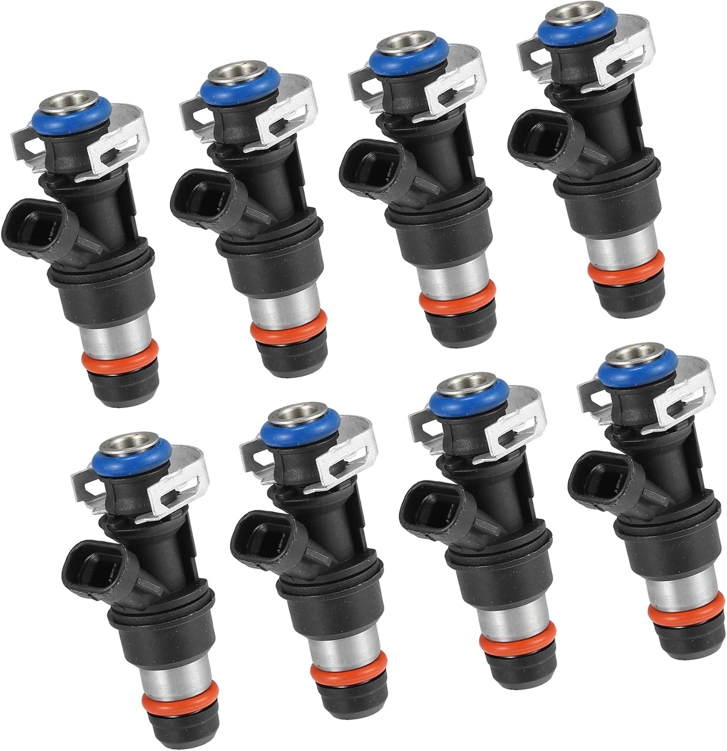 8pcs Car Fuel Injector Replacement No.17113553 for CHEVROLET Express 2500 6.0L 2005-2007 for CHEVROLET Silverado 1500 4.3L 2007 Item Replacement