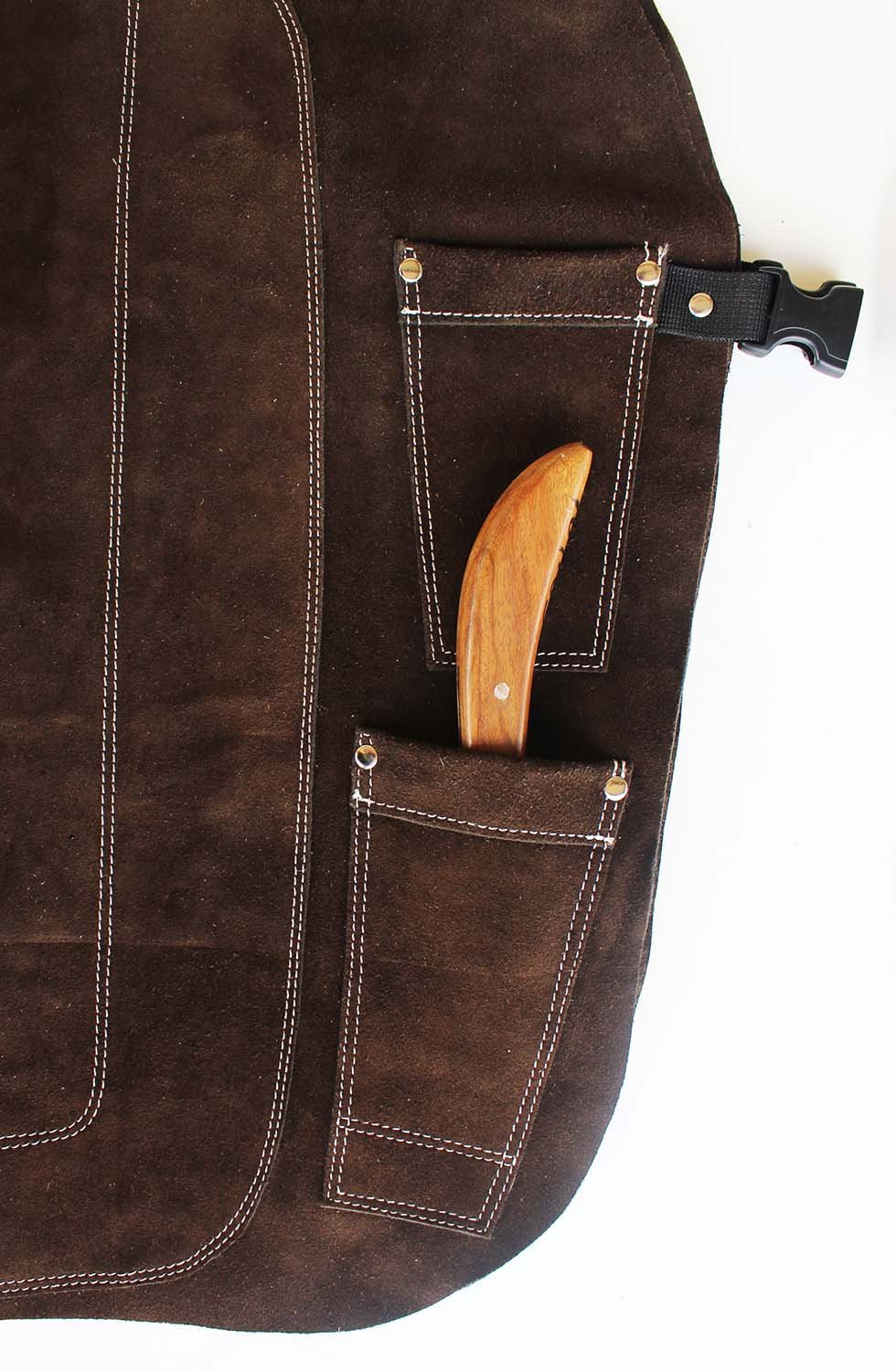 Pro Equine Western Leather Cordura Adjustable Equine Horse Farrier Apron 23115