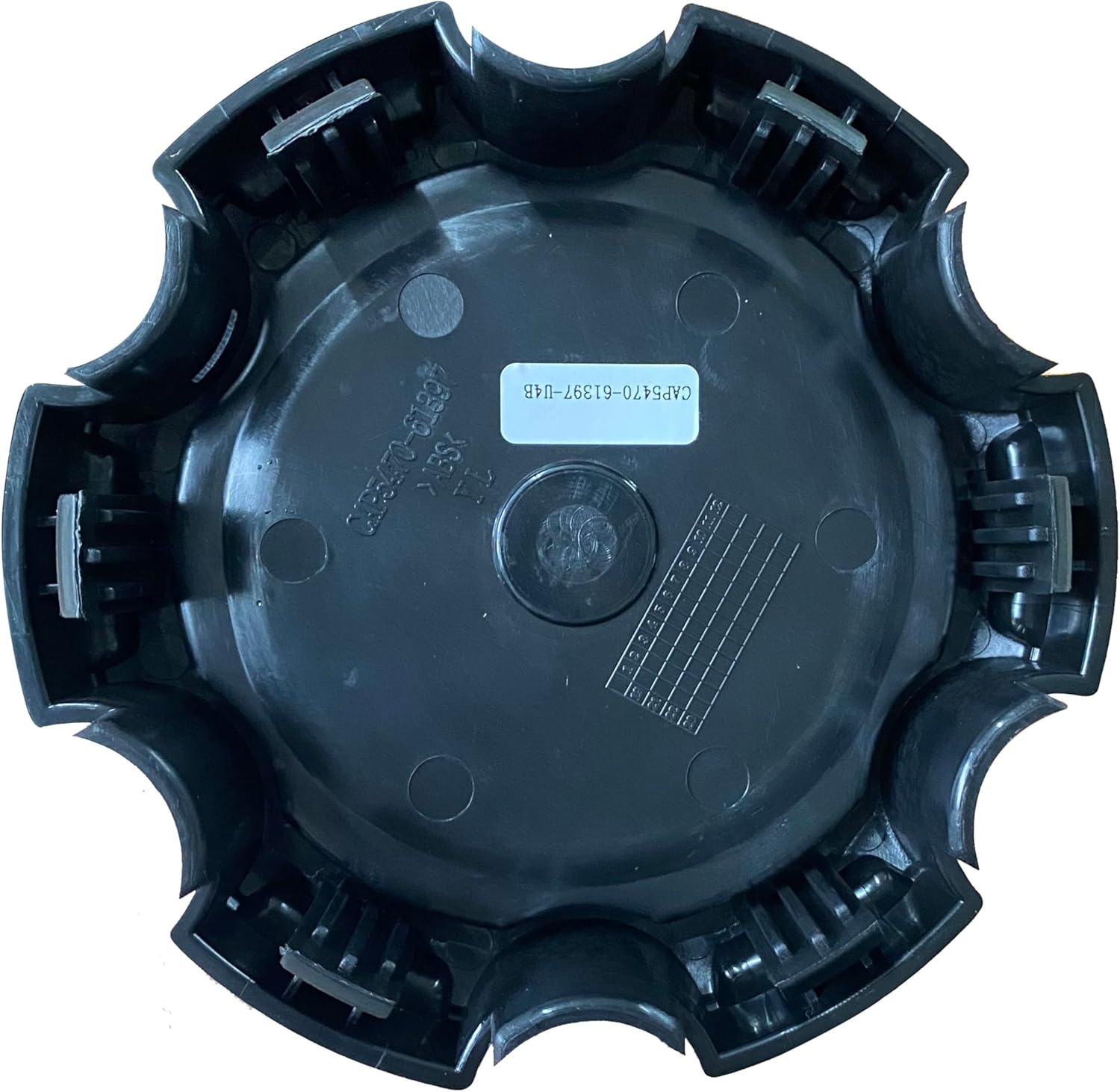 Matte Black Wheel Center Cap Hub Cap 5470-61397 for American Outlaw 4PCS