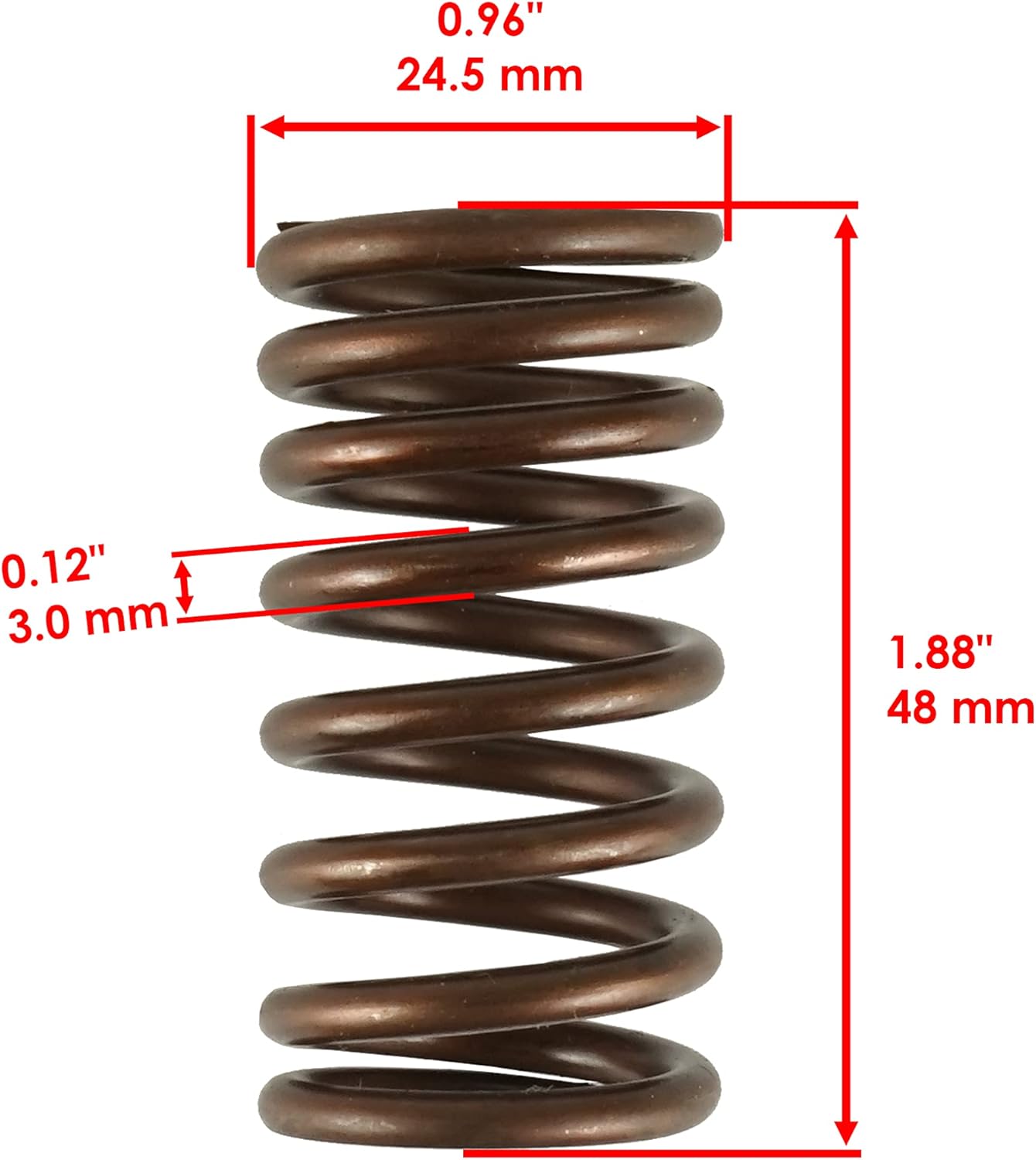 Caltric Exhaust & Intake Valve Kit Compatible with Suzuki King Quad LT-A700X LTA700X 4x4 2005 2006 2007
