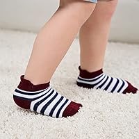 Vista 29 de Zaples - Calcetines altos hasta el tobillo para bebé con base antideslizante, unisex